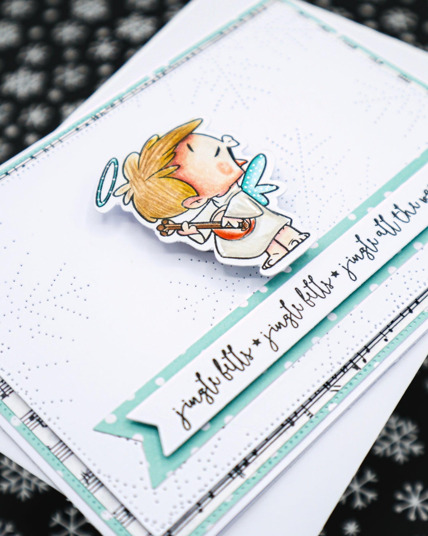 Jingle Bells! Karte mit WACKEL-EFFEKT