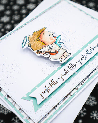 Jingle Bells! Karte mit WACKEL-EFFEKT