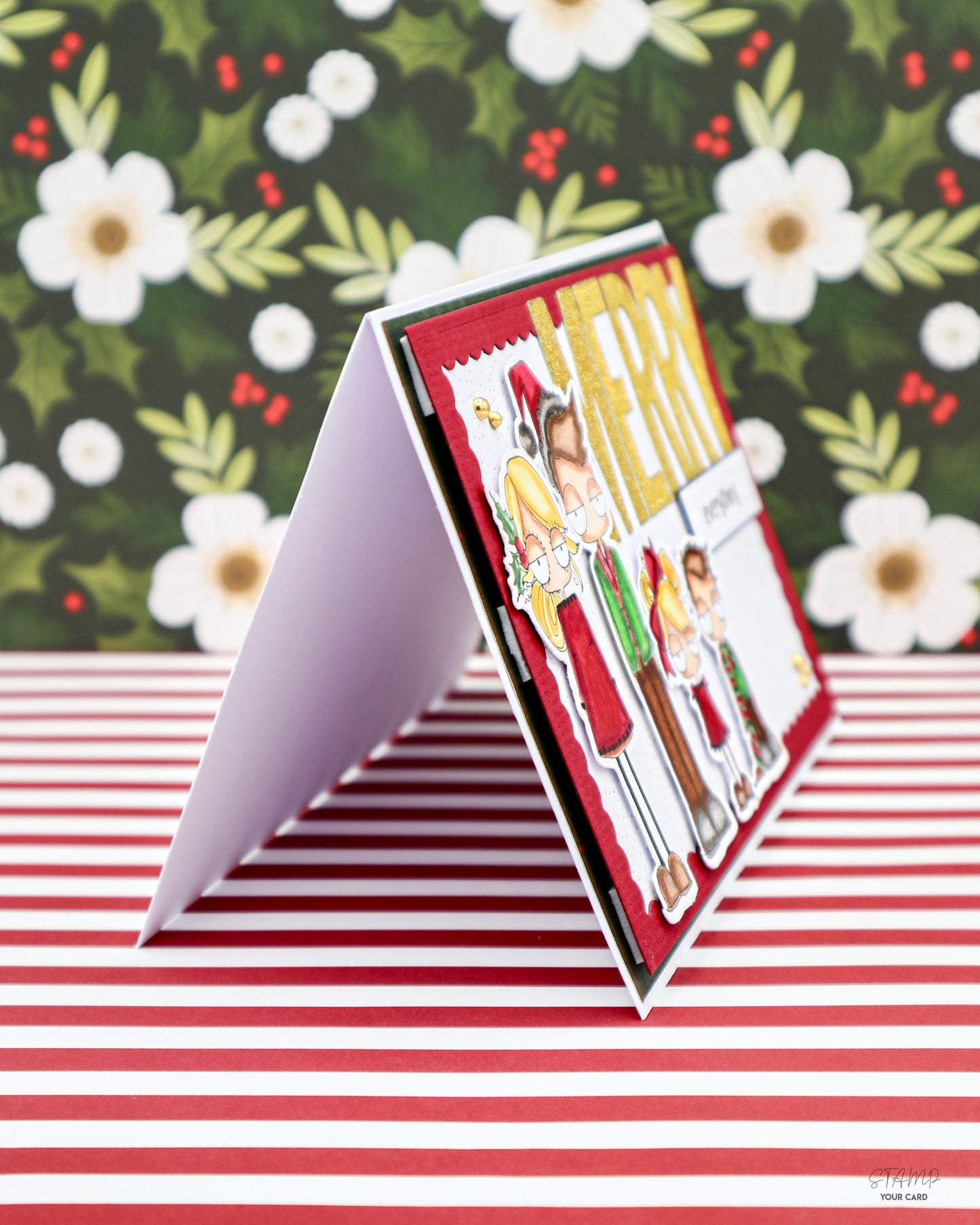 MERRY everything! Lustige Weihnachtskarte