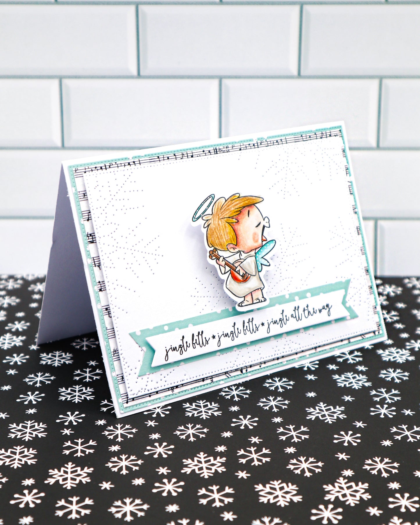 Jingle Bells! Karte mit WACKEL-EFFEKT