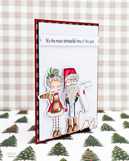 LUSTIGE Weihnachtskarte