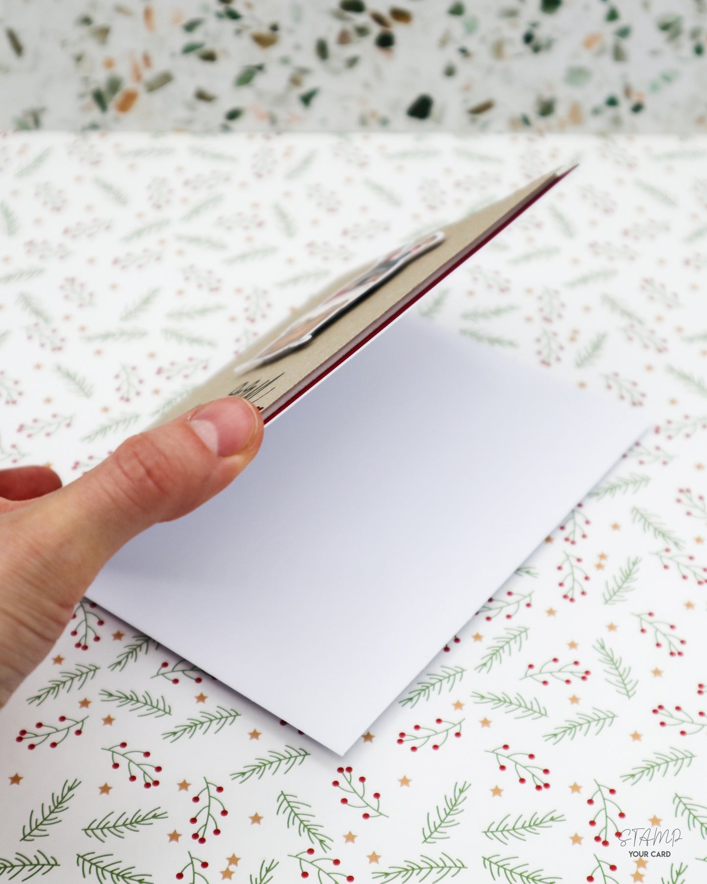 Weihnachtsmann im KAMIN