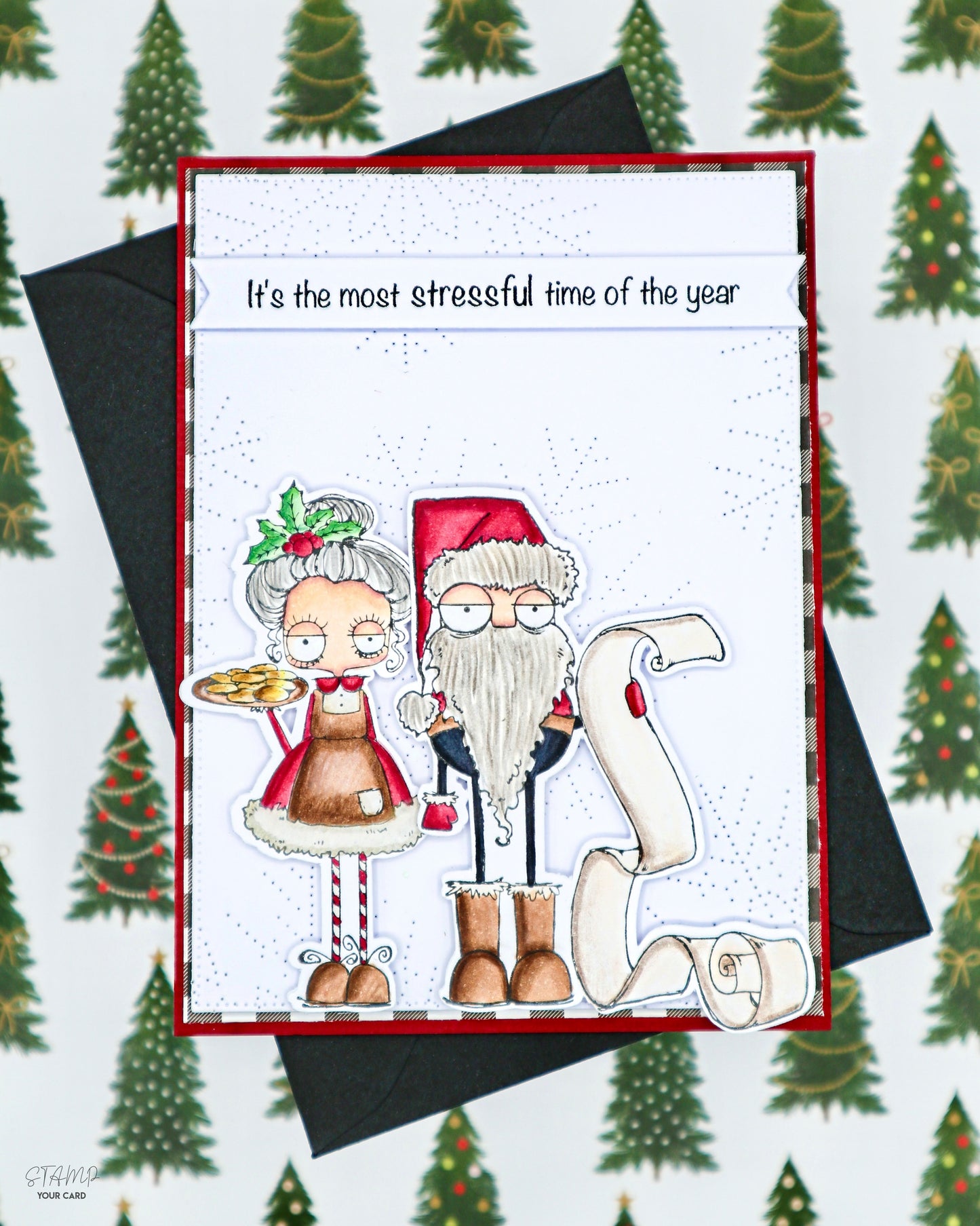 LUSTIGE Weihnachtskarte