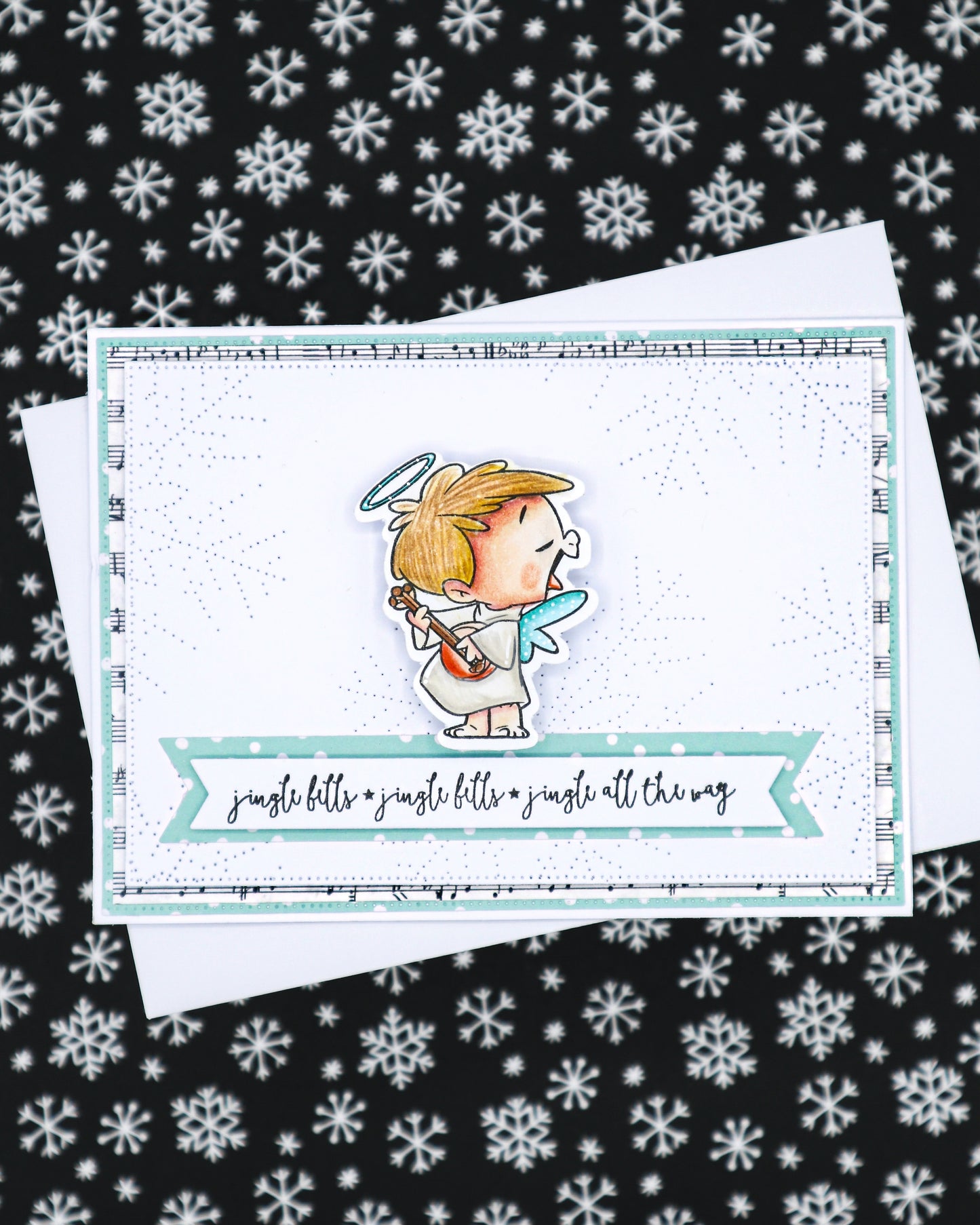 Jingle Bells! Karte mit WACKEL-EFFEKT