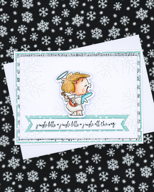 Jingle Bells! Karte mit WACKEL-EFFEKT